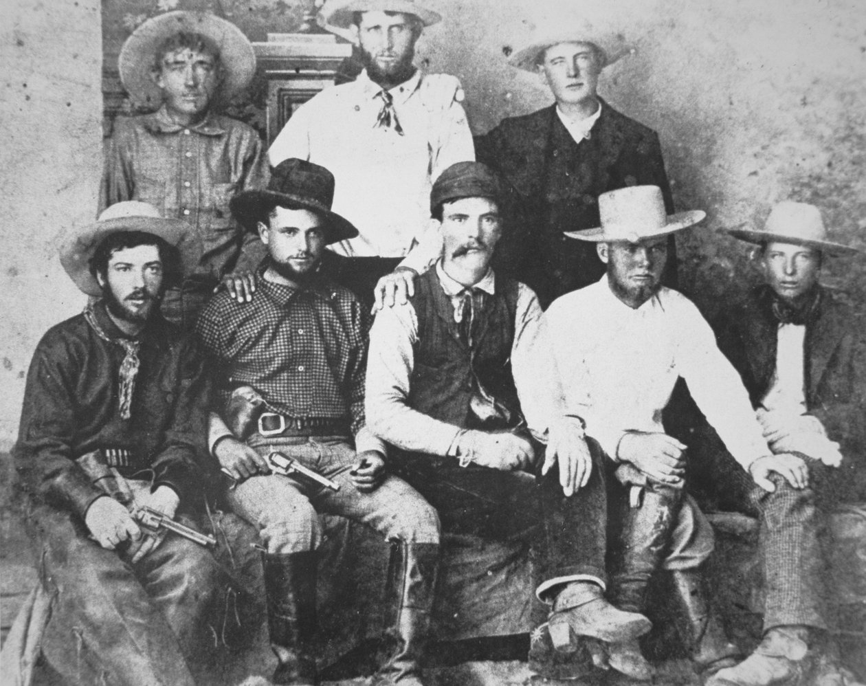 Cowboys fra XIT Ranch, Texas, ca. 1890 (s/hvitt-bilde) av American Photographer
