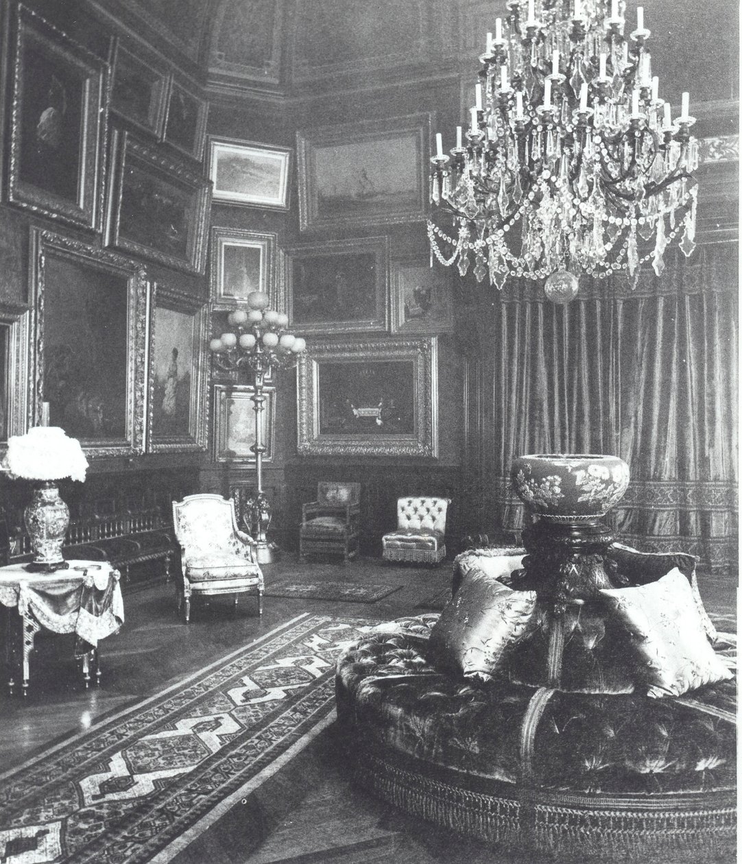 Salongen til Astor-familiens hus, Fifth Avenue, New York av American Photographer