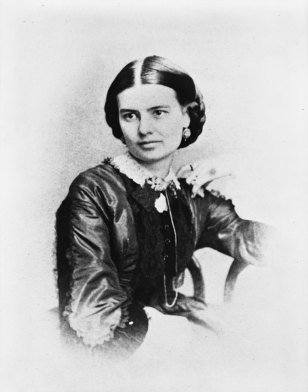 Ellen Arthur, ca. 1860 (s/hvitt-bilde) av American Photographer