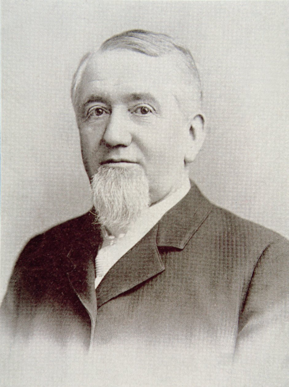George M. Pullman (1831-97) (s/hvitt-bilde) av American Photographer
