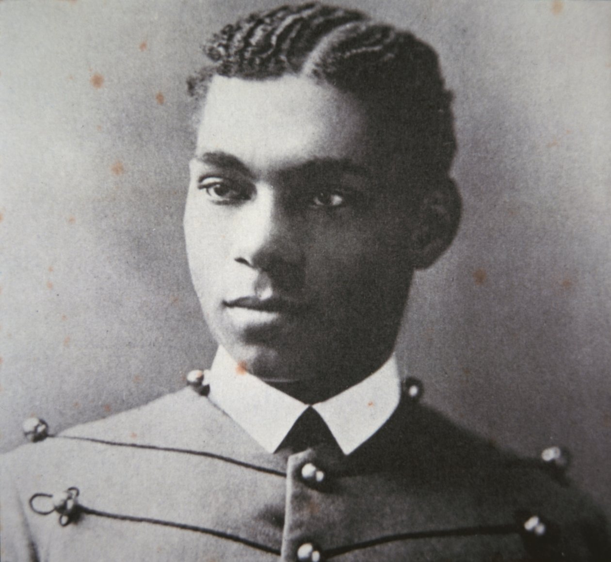 Henry Ossian Flipper (1856-1940) den første svarte utdannet ved West Point Military Academy (s/hv-bilde) av American Photographer