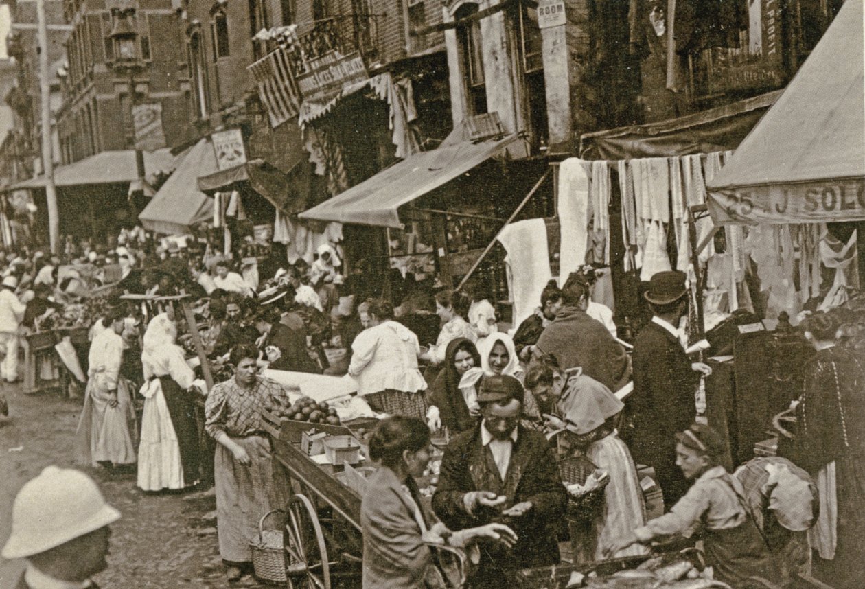 Hester Street, New York City, 1898 av American Photographer