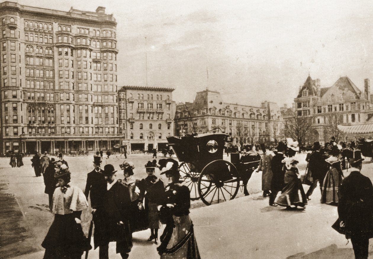 Foran Plaza Hotel, New York City, 1896 av American Photographer