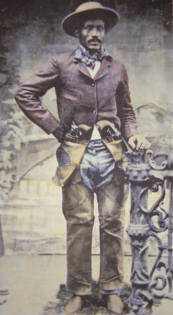 Isom Dart, ca. 1870 (s/hvitt-bilde) av American Photographer