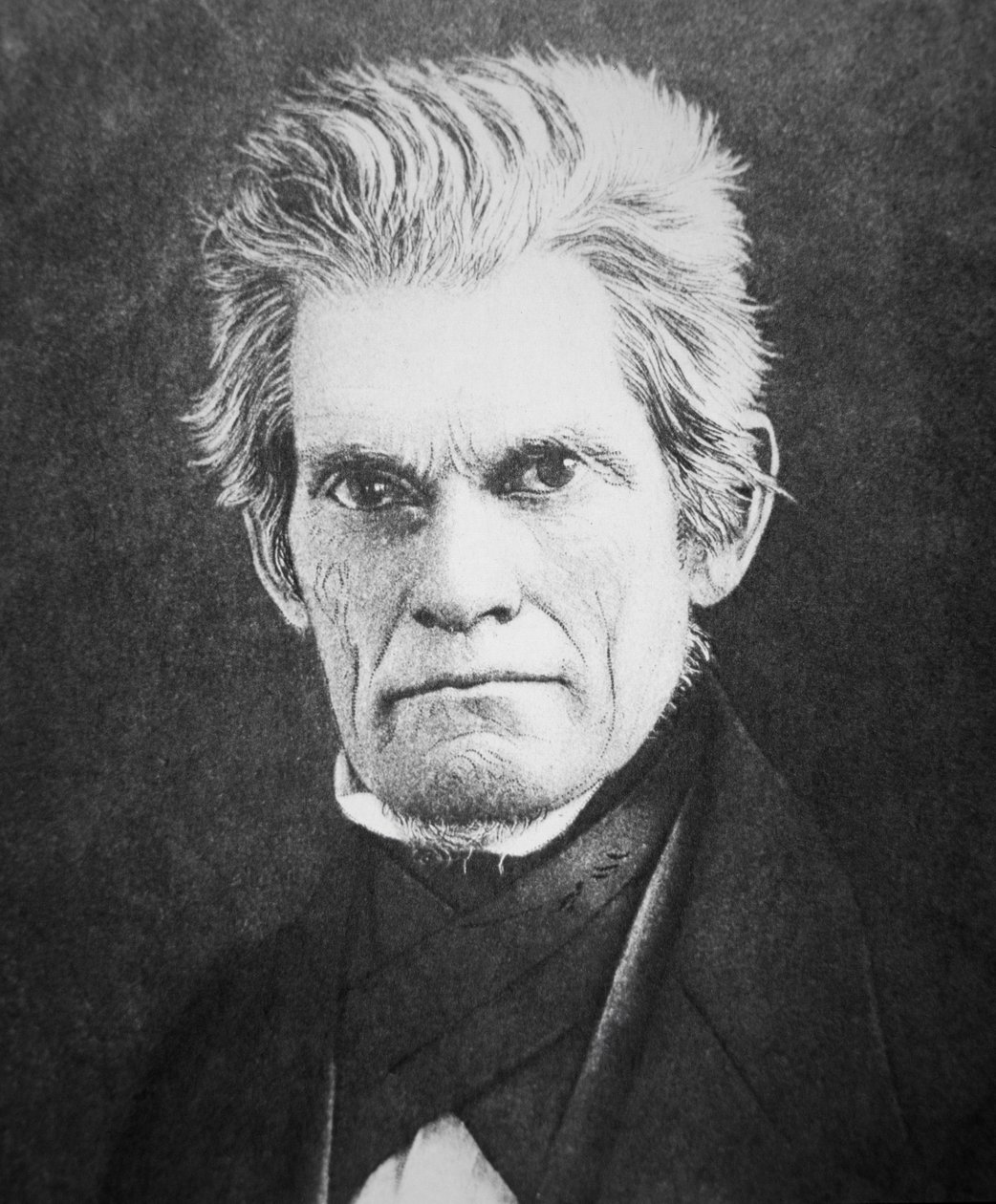 John C. Calhoun (1782-1850) (s/hvitt-bilde) av American Photographer