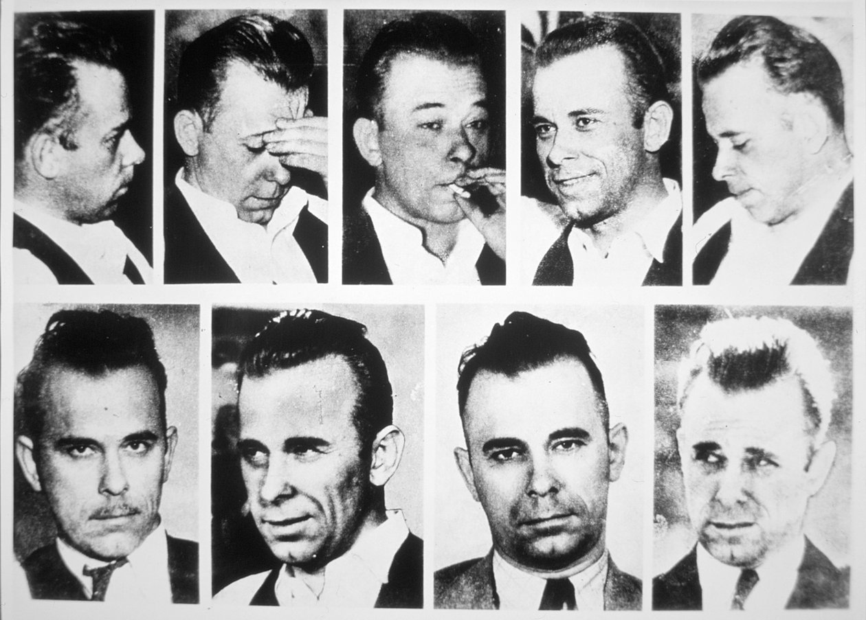 John Dillinger (s/hvitt bilde) av American Photographer
