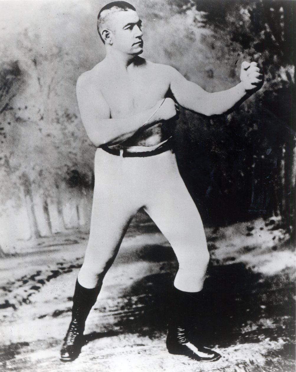 John L. Sullivan (s/hvitt-bilde) av American Photographer
