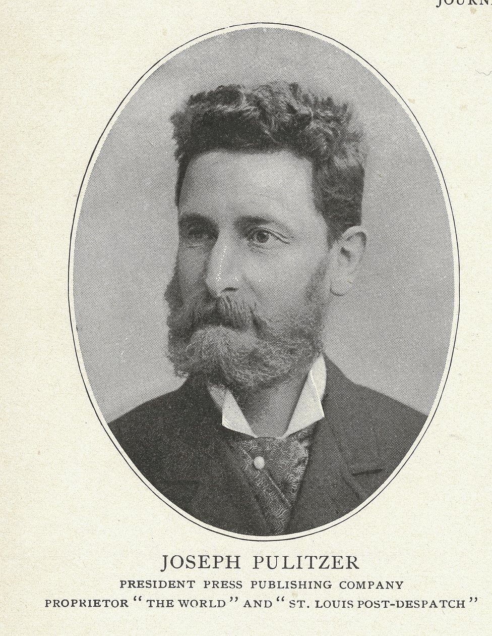 Joseph Pulitzer, illustrasjon fra 