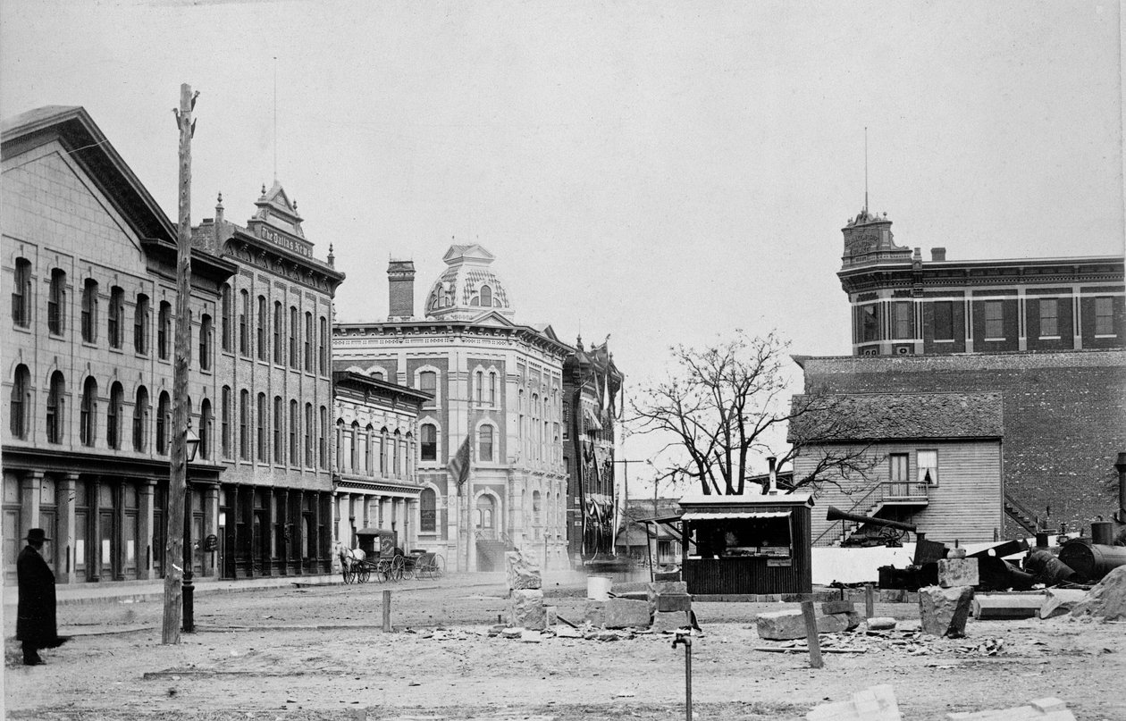 Lamar and Commerce Streets, Dallas, ca. 1890 av American Photographer