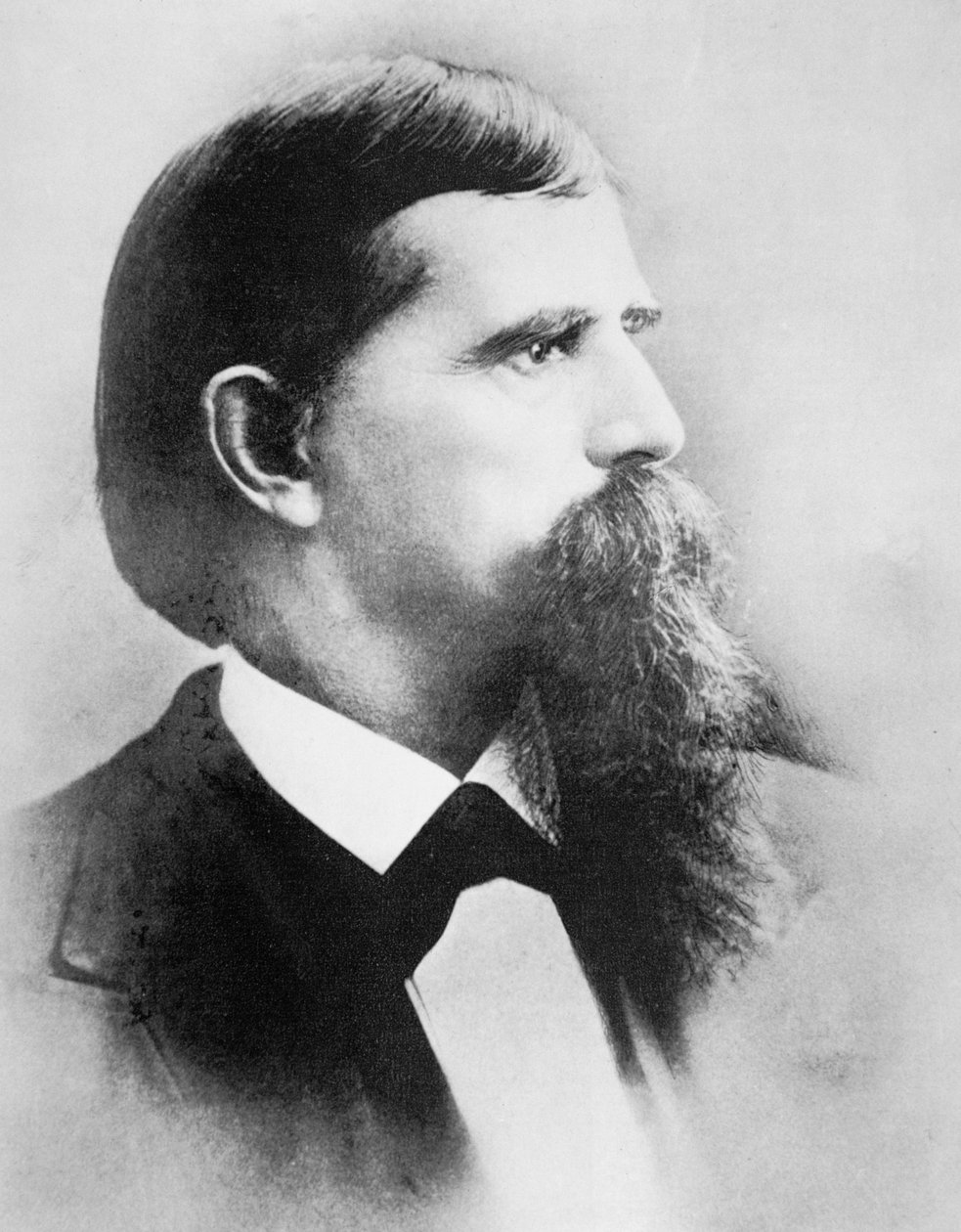 Lew Wallace (1827-1905) borgerkrigsgeneral og første guvernør i New Mexico (s/hv-bilde) av American Photographer