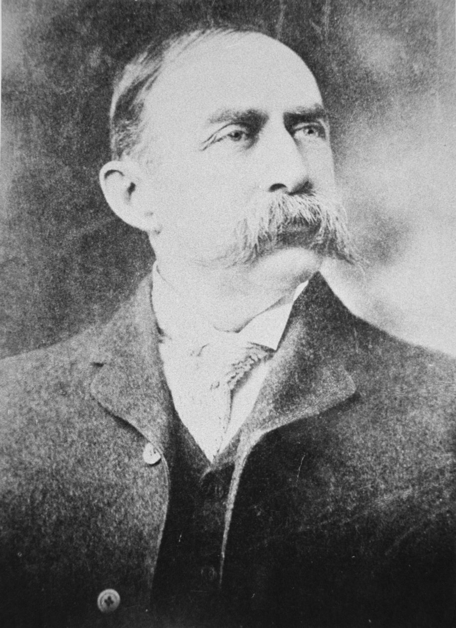 Løytnant John Barclay Armstrong (1815-1913) (s/hvitt-bilde) av American Photographer