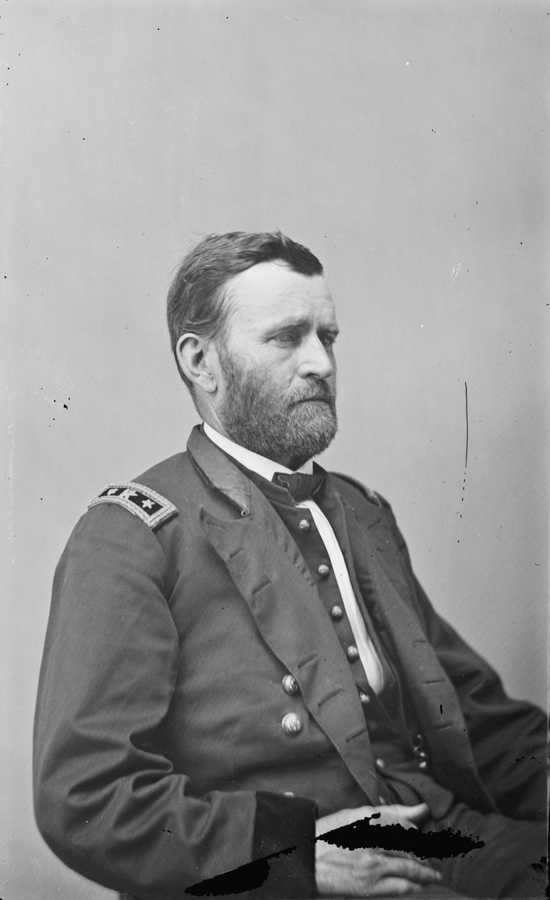 Generalmajor Ulysses S. Grant, offiser for den føderale hæren av American Photographer