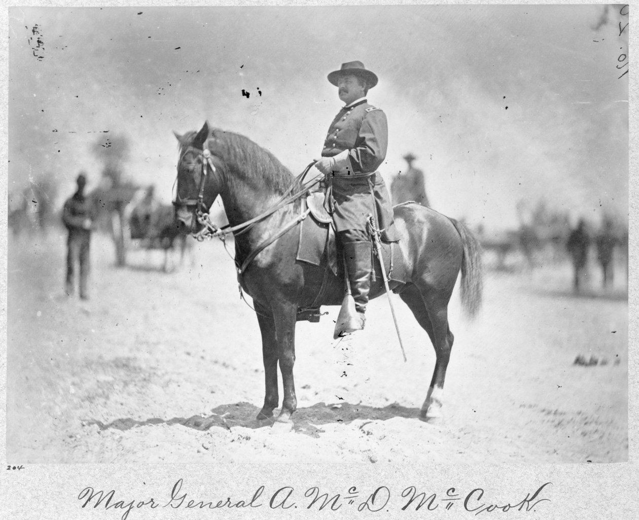 Generalmajor Alexander McDowell McCook, 1864 av American Photographer