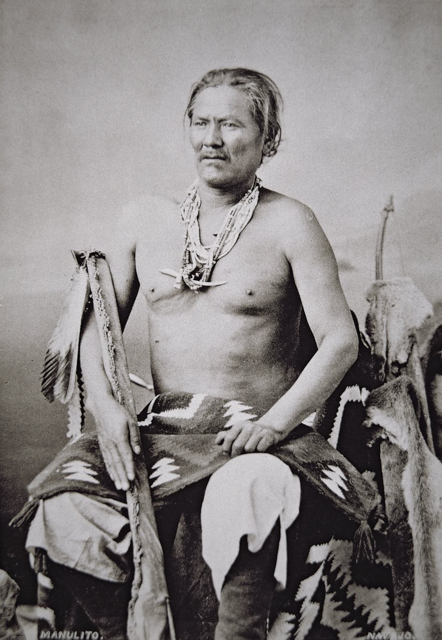 Manuelito (1818–93) sjef for Navajo Nation 1870–84 av American Photographer