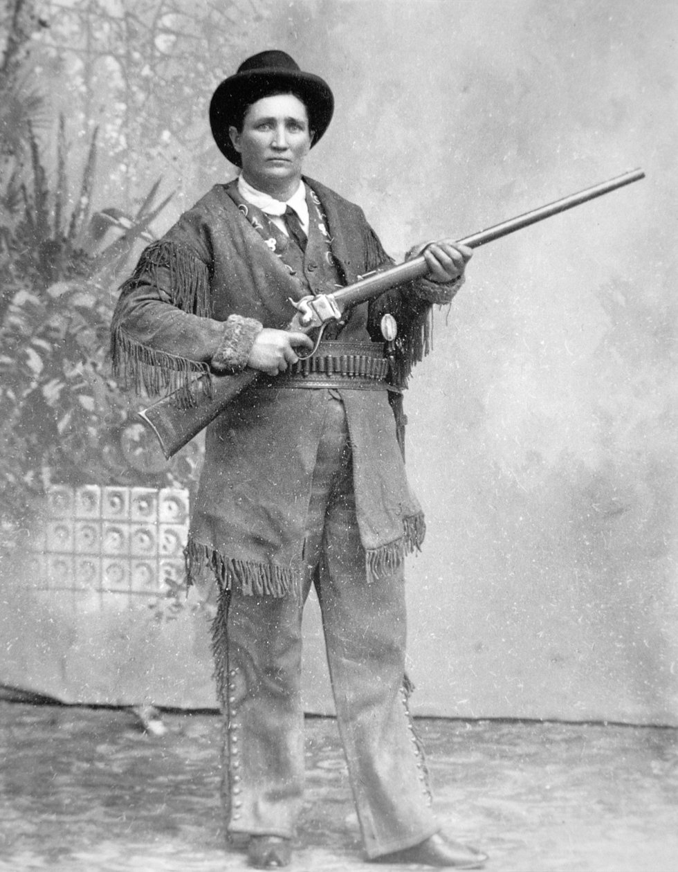 Martha Jane Cannary (Calamity Jane) (1852-1903) (s/hvitt-bilde) av American Photographer
