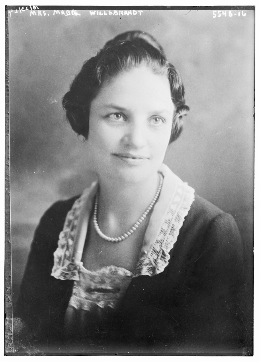 Fru Mabel Willebrandt, ca. 1920-25 av American Photographer