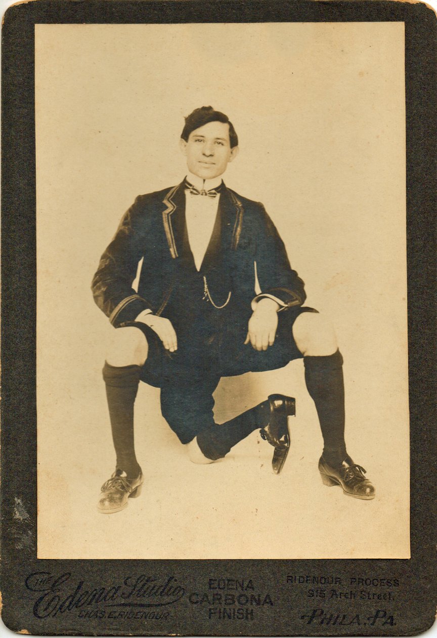 Portrett av Francisco Lentini (1881 -1966), Den trebente mannen av American Photographer