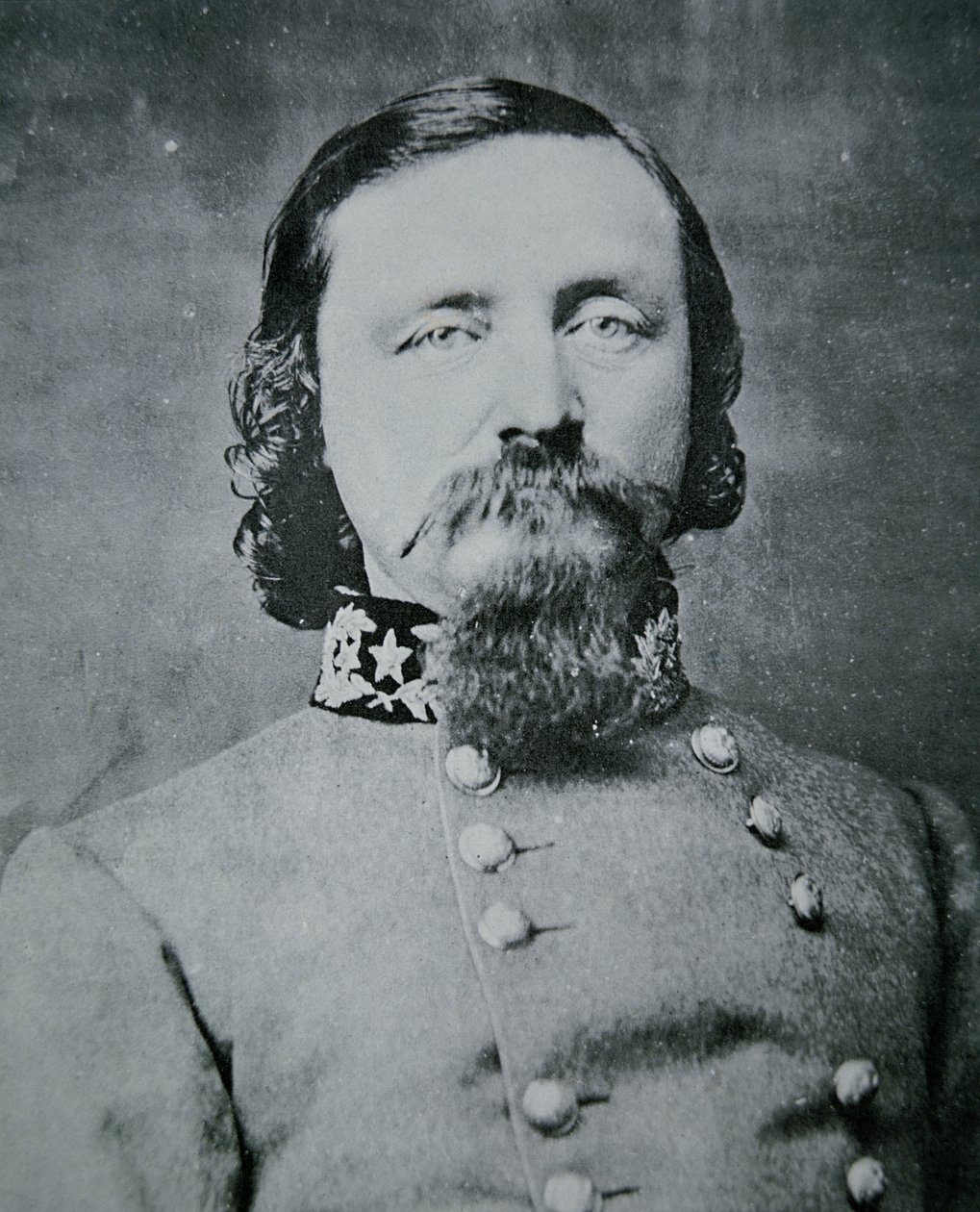 Portrett av general George Pickett (s/hvitt bilde) av American Photographer