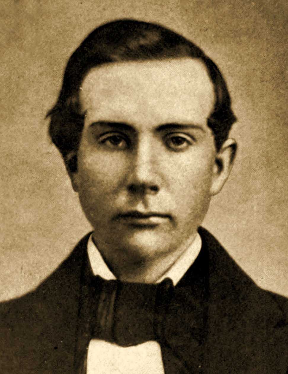 Portrett av John D. Rockefeller, 18 år gammel, 1857 av American Photographer