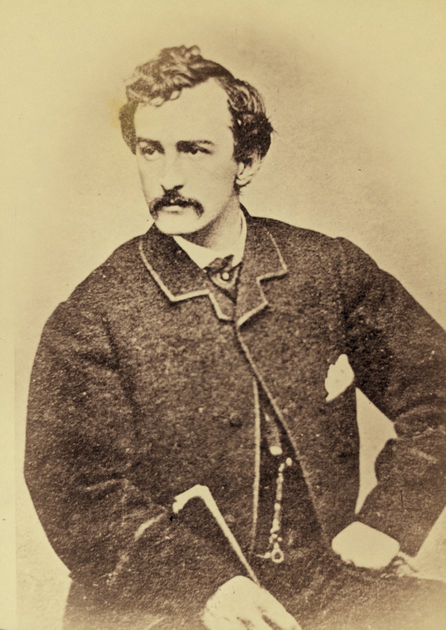 Portrett av John Wilkes Booth, 1861-65 av American Photographer