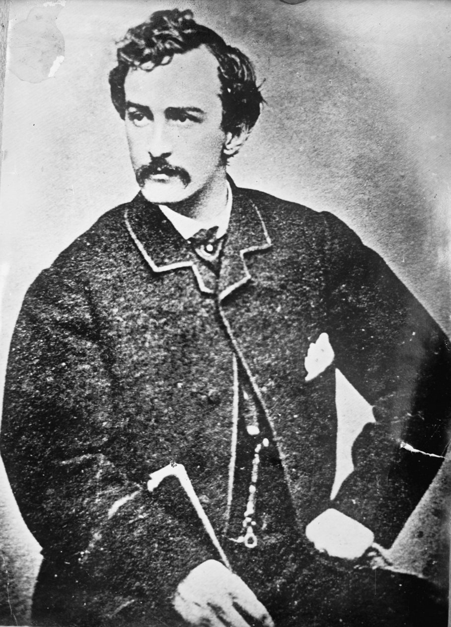 Portrett av John Wilkes Booth, 1861-65 av American Photographer