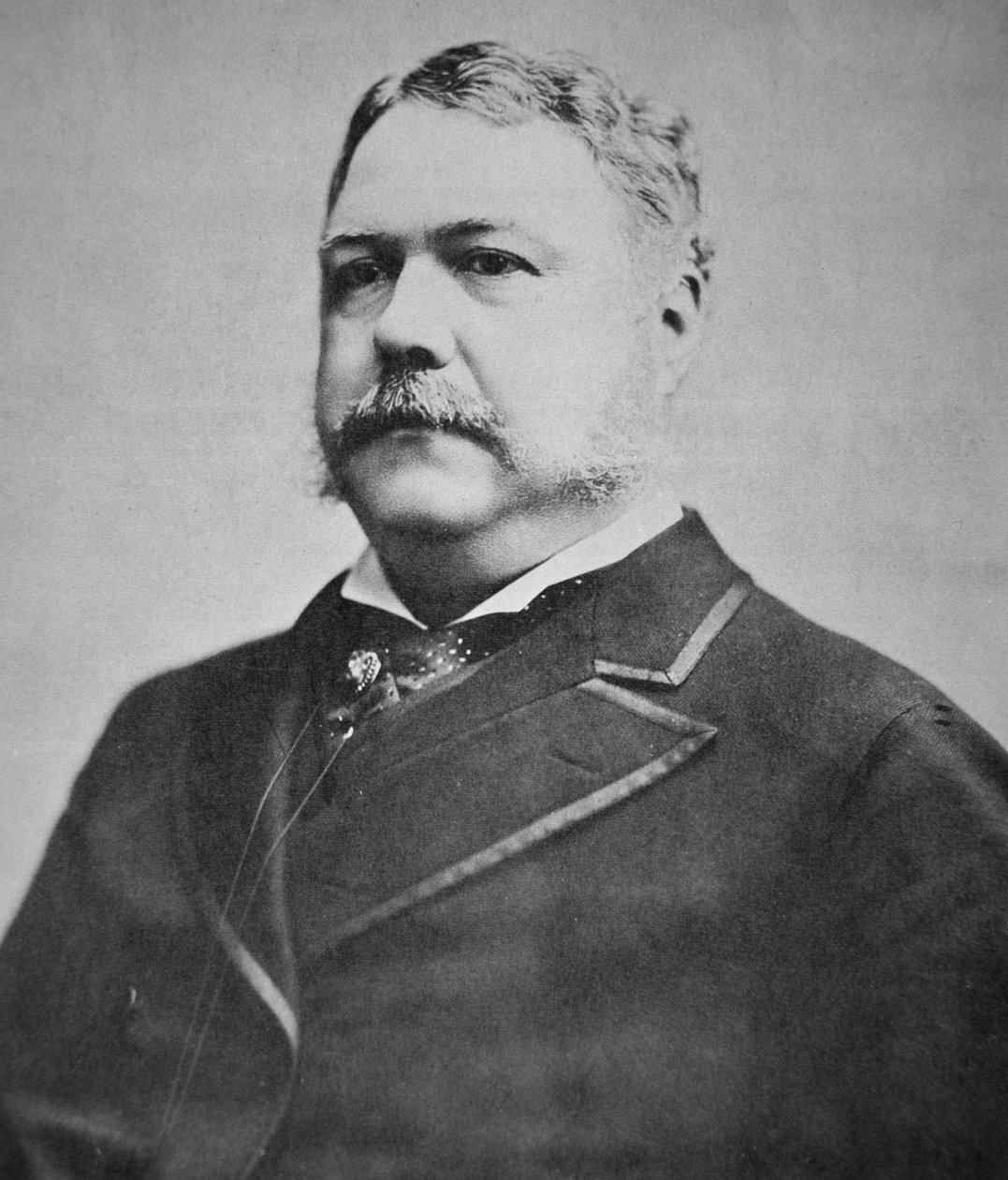 President Chester A. Arthur (1829-86) (s/hvitt-bilde) av American Photographer