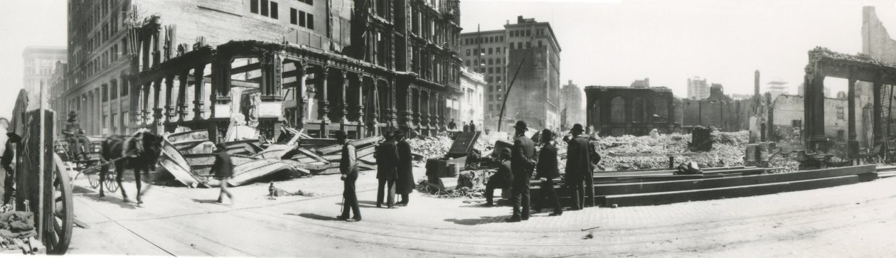 San Francisco etter jordskjelvet i 1906 av American Photographer