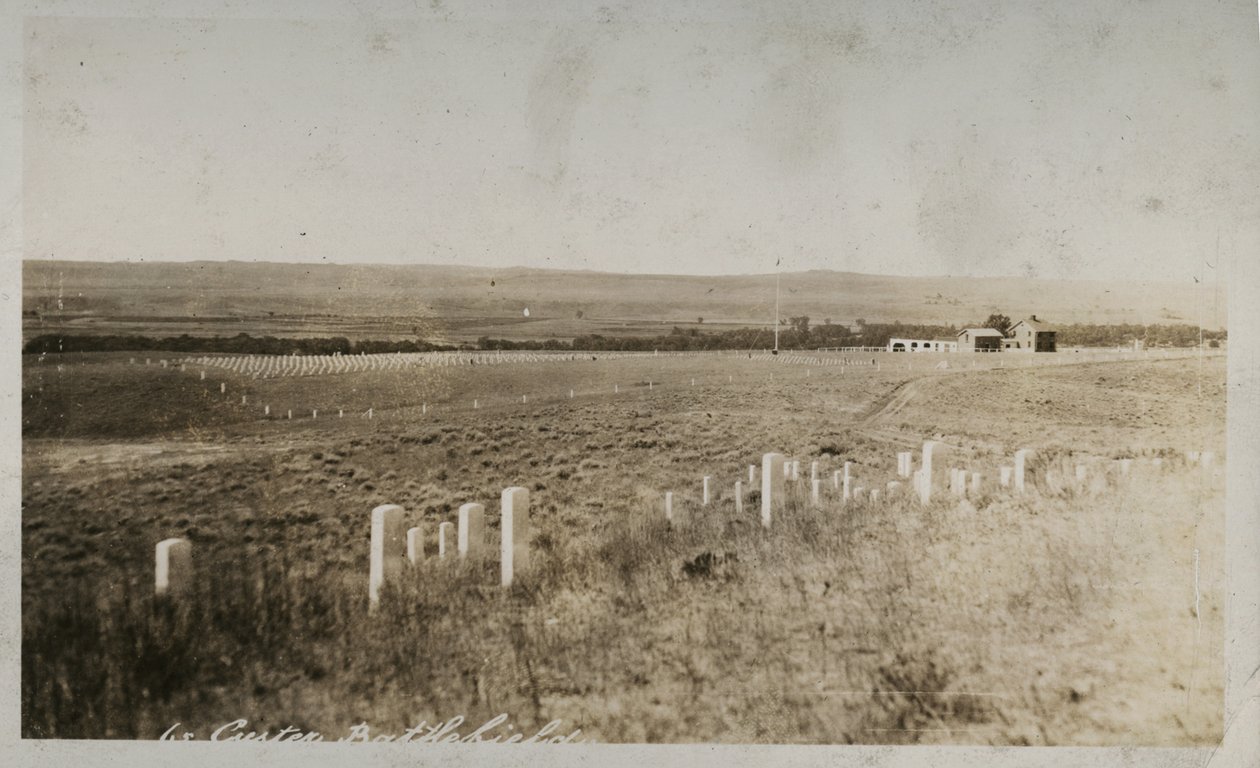 Scene på Custer Battlefield av American Photographer