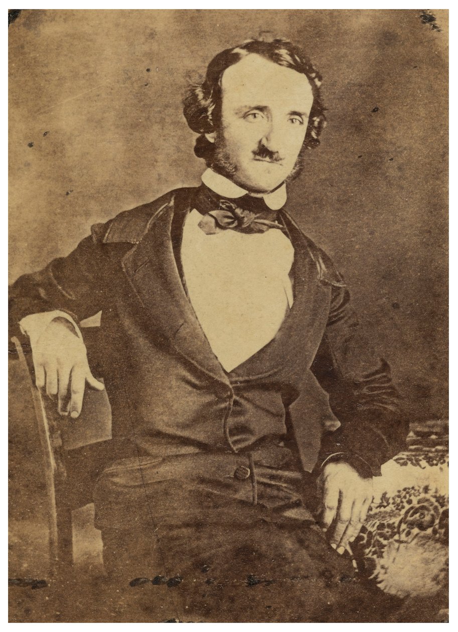 Sittende portrett av Edgar Allan Poe. 1876 (daguerreotypi) av American Photographer