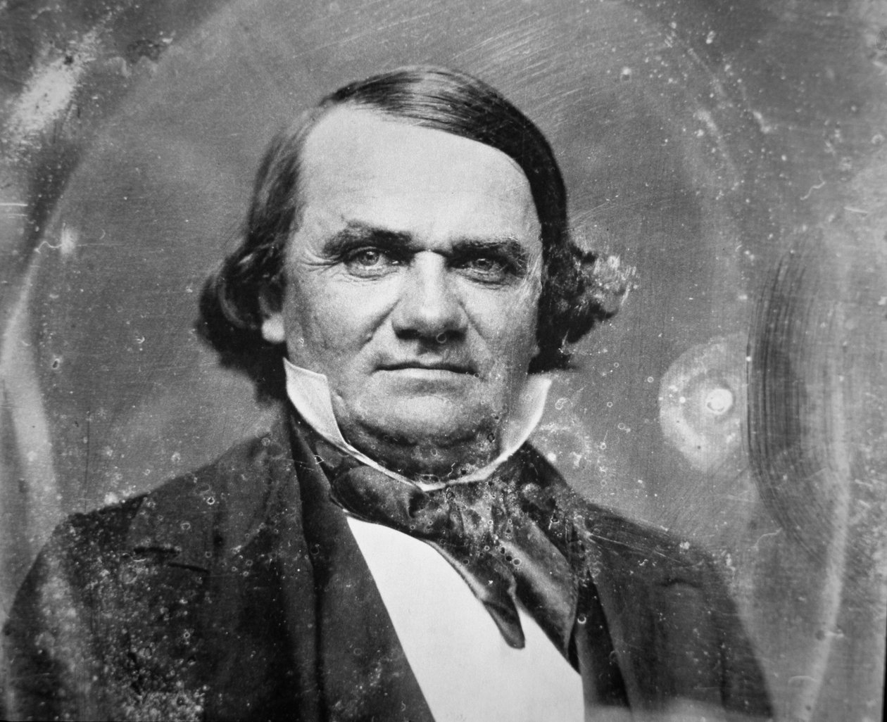 Stephen A. Douglas (1813-61) (s/hvitt-bilde) av American Photographer