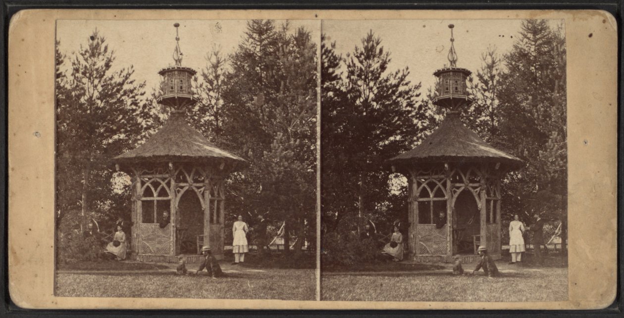 Summer House, Oneida Community, New York State, 1873 av American Photographer