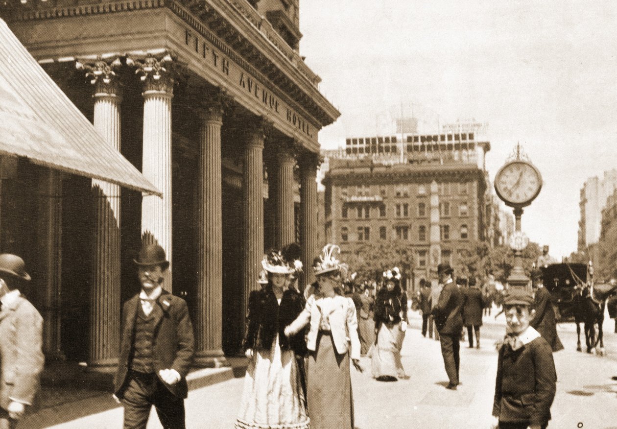 Fifth Avenue Hotel på Madison Square, New York City, 1896 av American Photographer