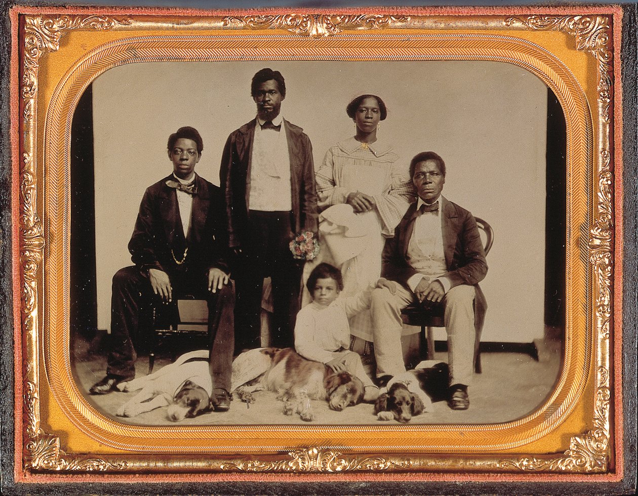 Bryllupsscenen, ca. 1860 av American Photographer