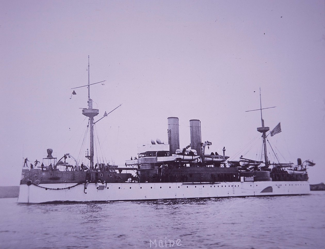 USS Maine, senere senket i Havana havn av American Photographer