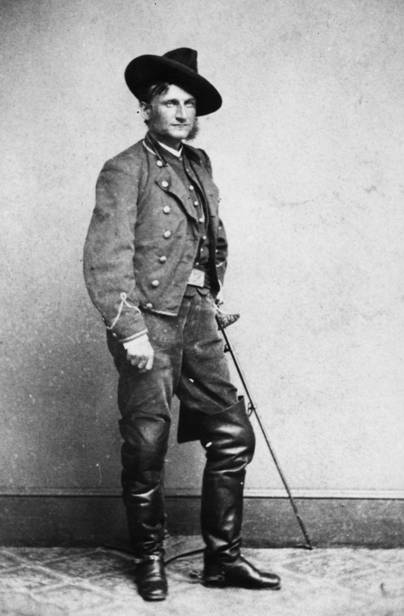 Unionens kavalerigeneral Hugh Judson Kilpatrick, ca. 1860-tallet av American Photographer
