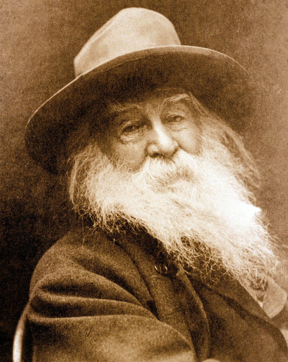 Walt Whitman (s/hvitt bilde) av American Photographer