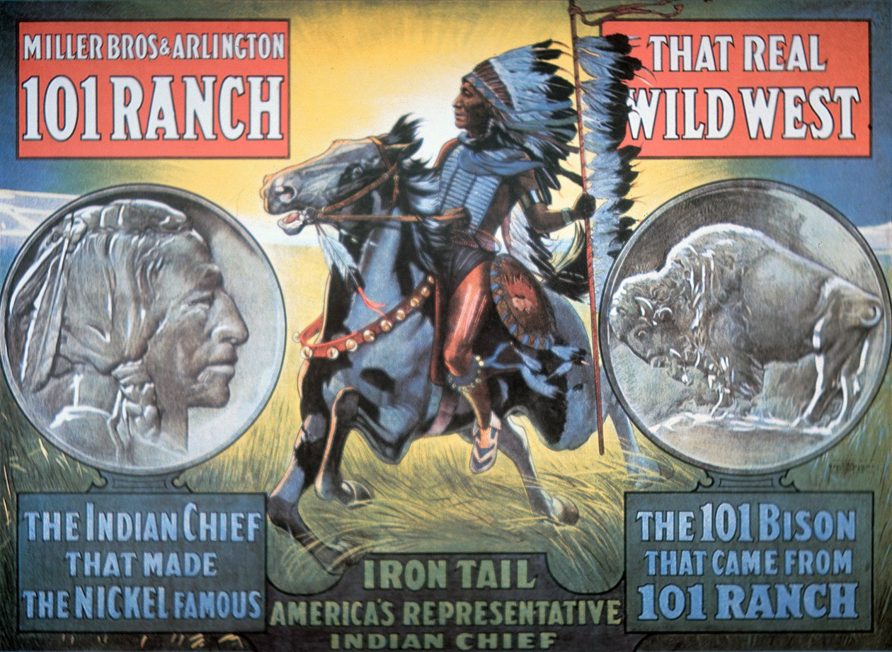 101 Ranch Wild West Show-plakat, med 