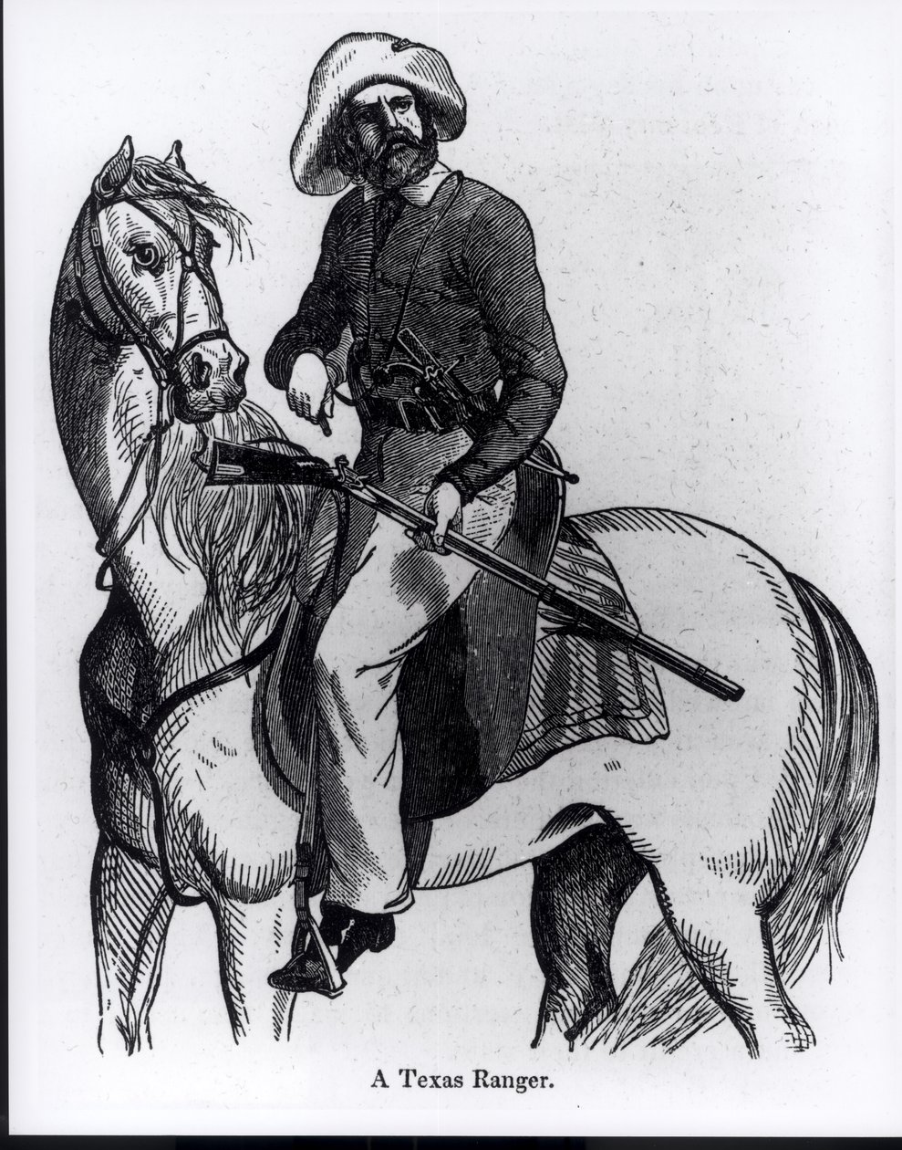 En Texas Ranger, illustrasjon fra 