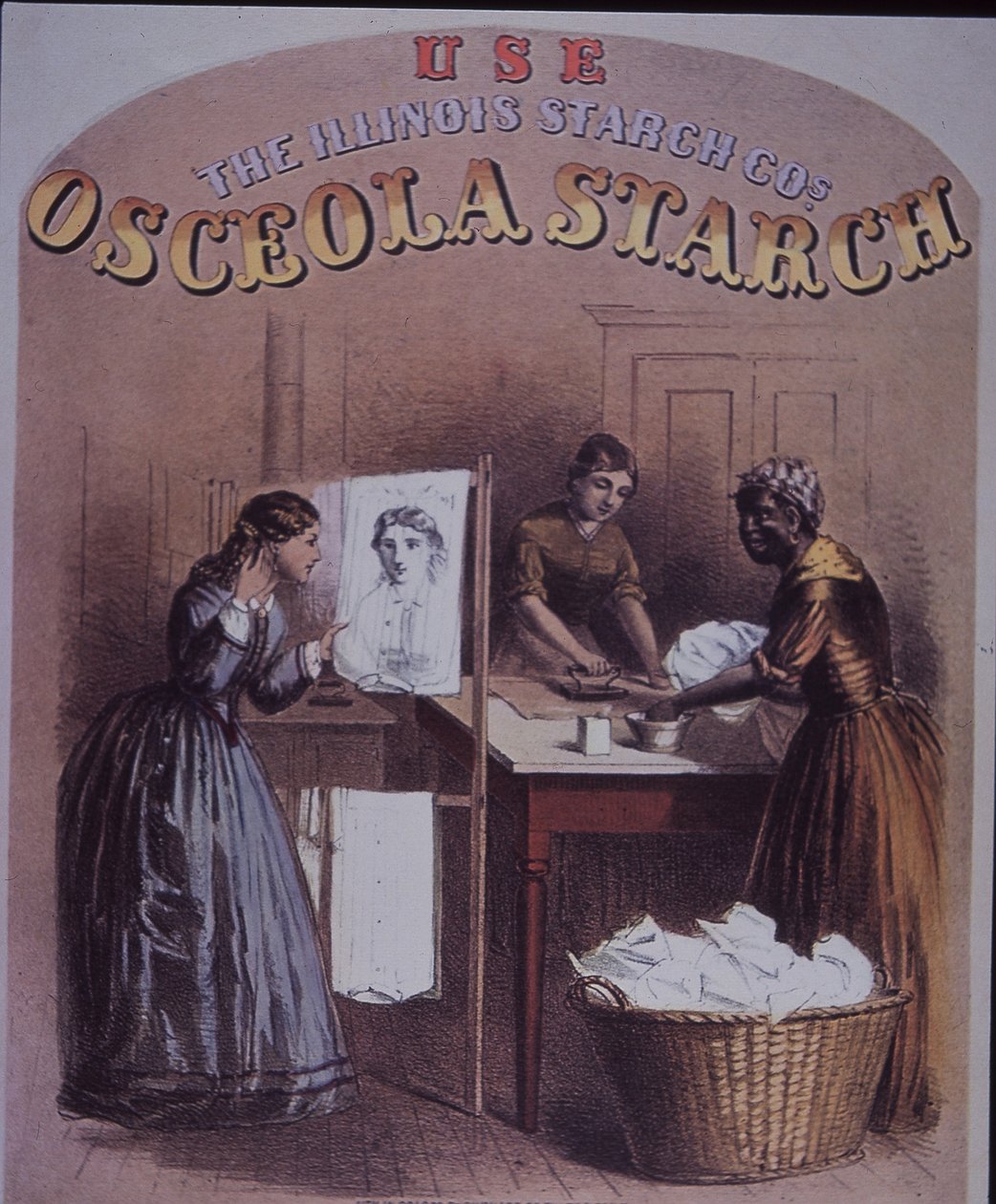 Annonse for Osceola Starch av American School