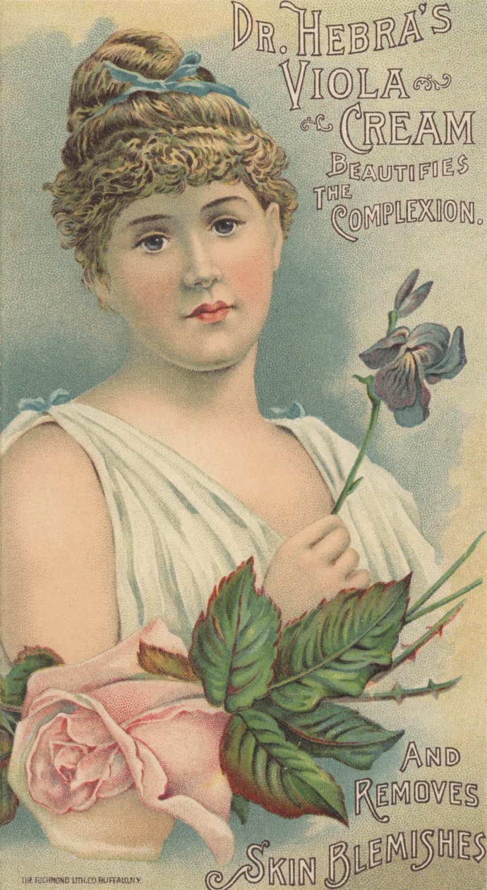 Annonse for Dr. Hebras Viola Cream, ca. 1897 av American School