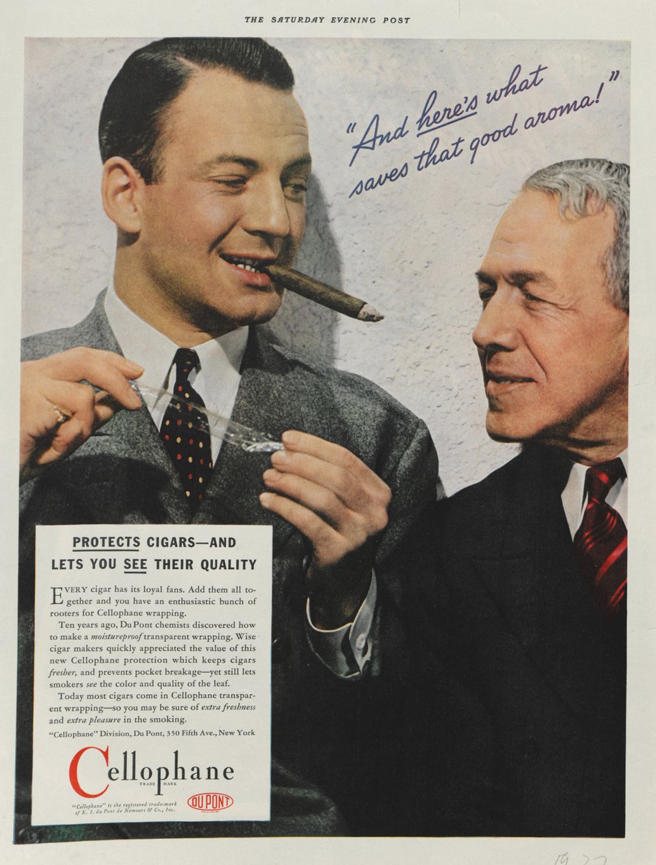 Annonse for DuPont Cellophane, 1937 av American School