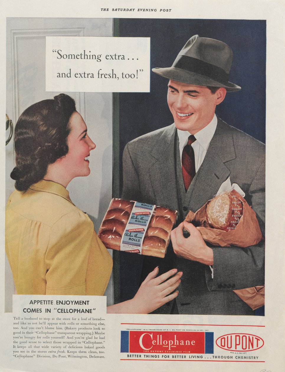 Annonse for DuPont Cellophane, 1939 av American School
