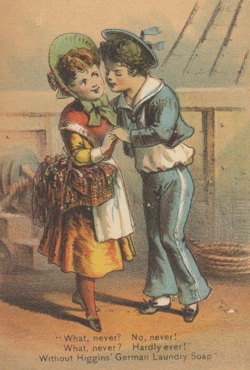 Annonse for Higgins German Laundry Soap, ca. 1880 av American School