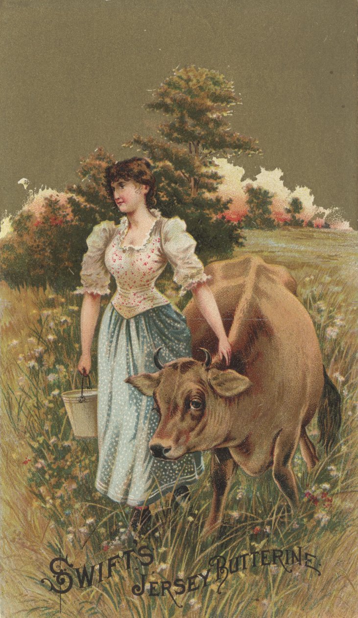 Annonse for Swifts Jersey Butterine, ca. 1880 av American School