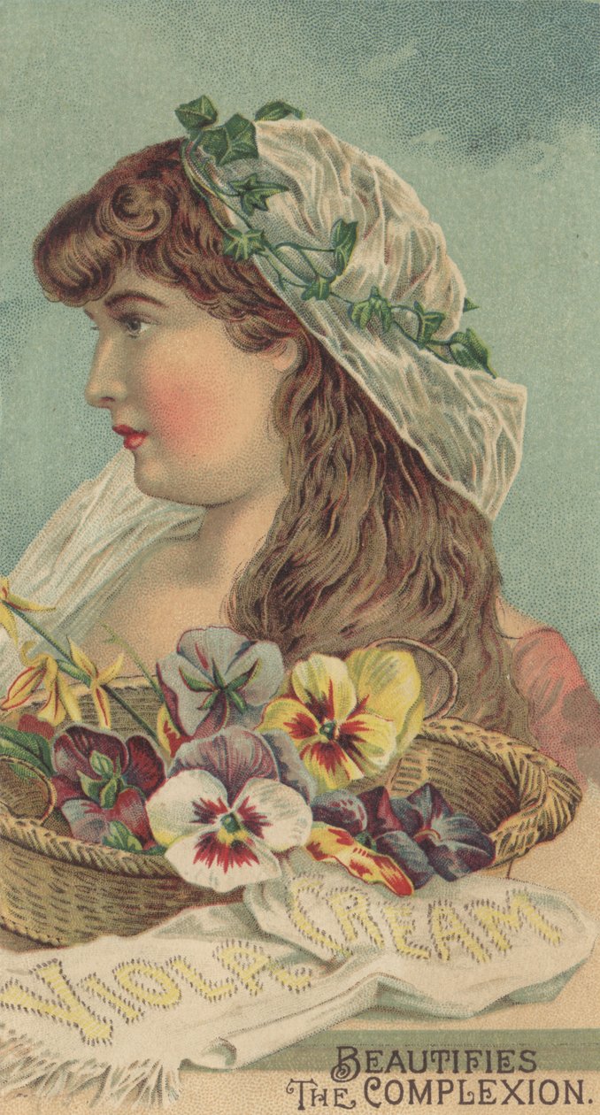 Annonse for Viola Cream, ca. 1890 av American School
