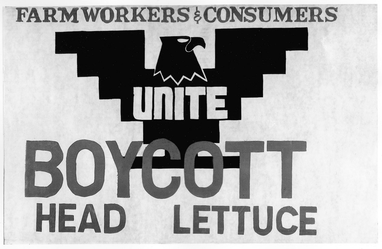 Amerikansk plakat, jordbrukssyndikalisme - utstilling på Pavillon de Marsan, juni 1978. av American School