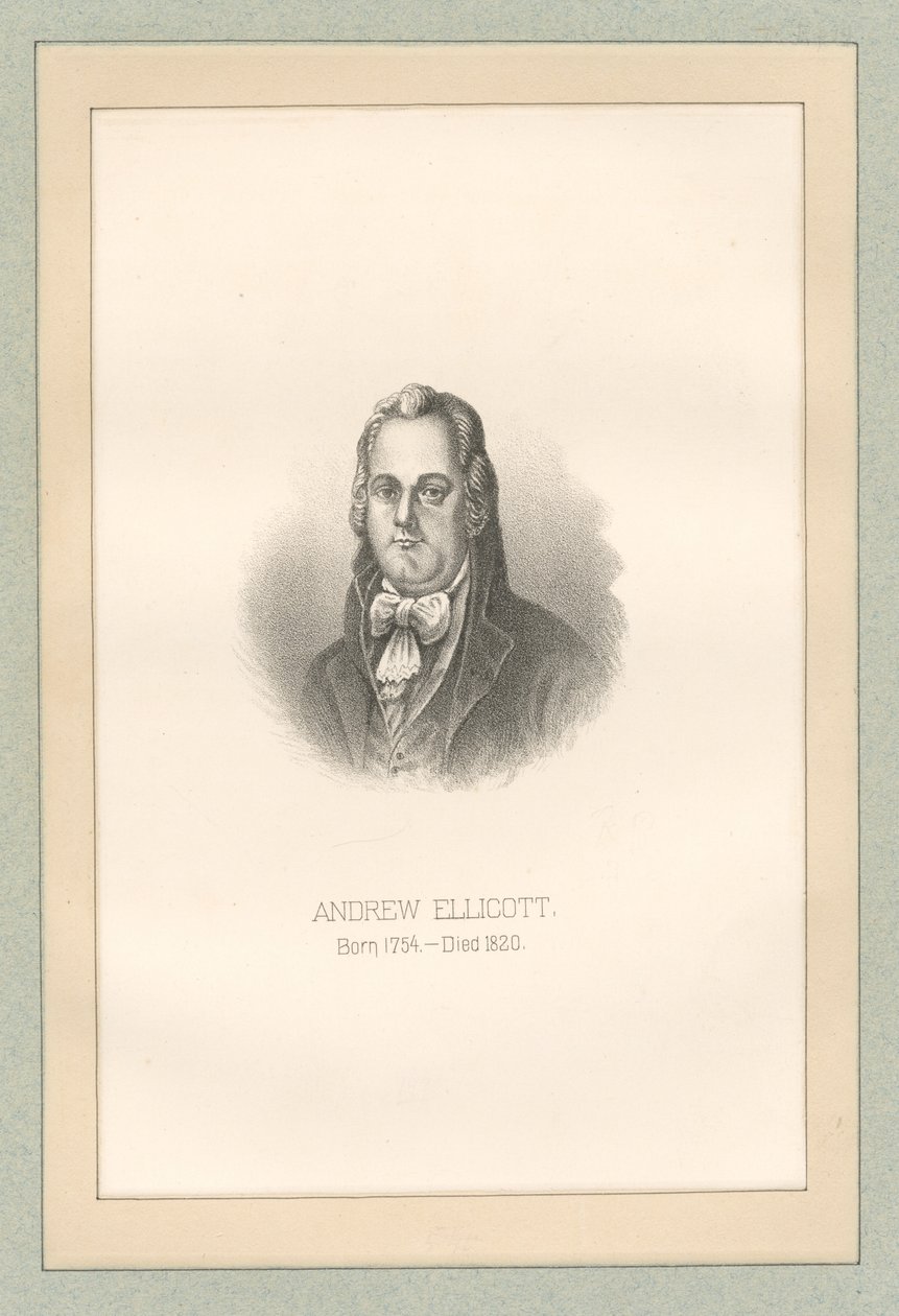 Andrew Ellicot, fra "A New Nation..." av John Benson Lossing av American School