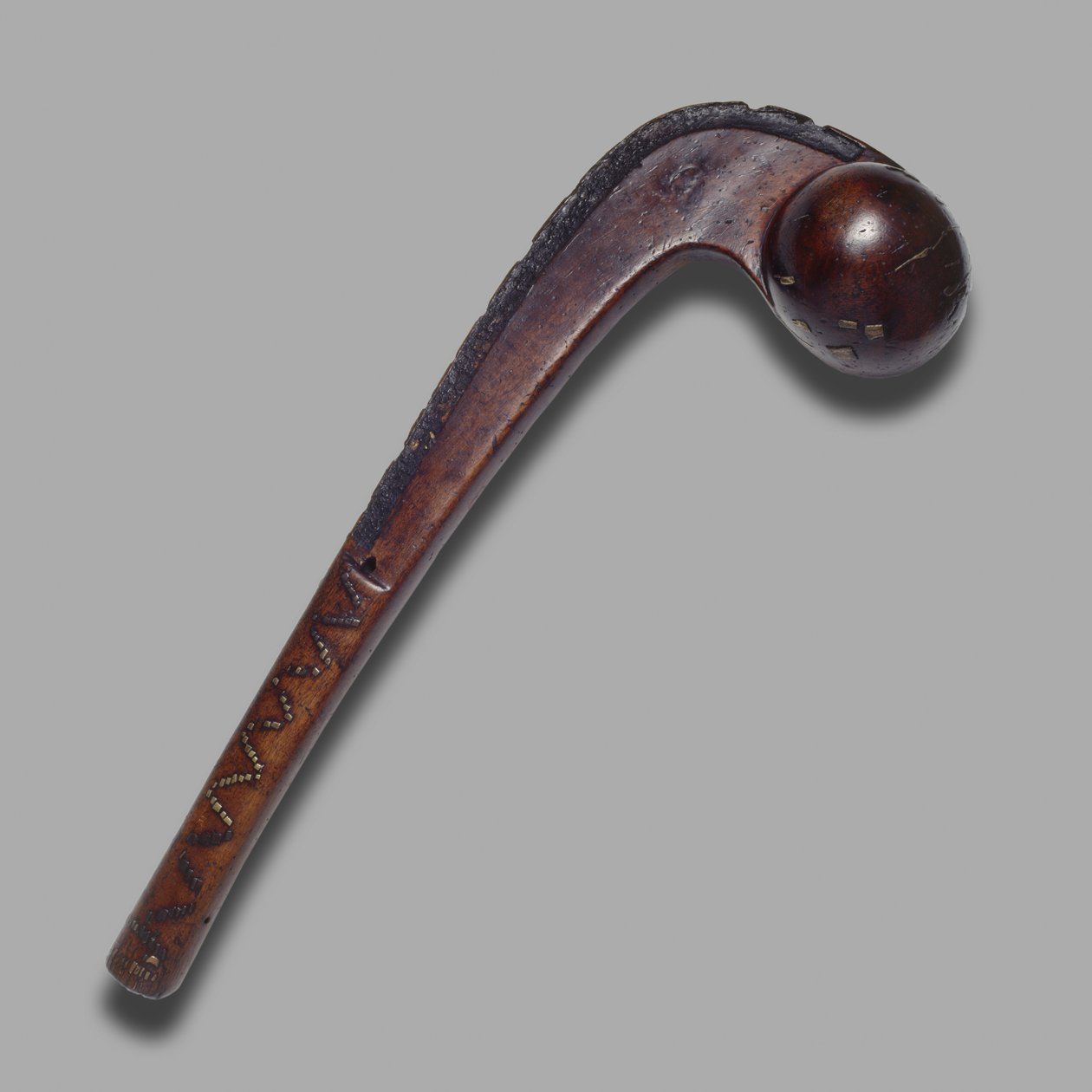 Ballhodet Tomahawk Club (tre og messing) av American School