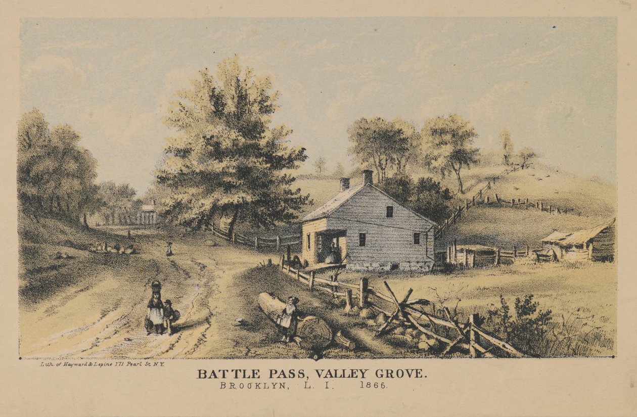 Battle Pass, Valley Grove, 1866 av American School
