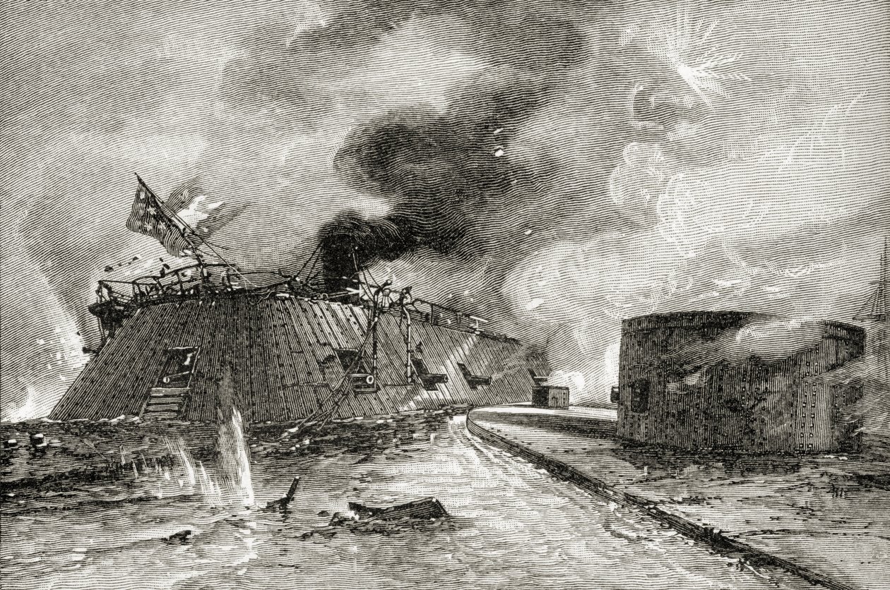 Kamp mellom Monitor og Merrimac i 1862, fra 